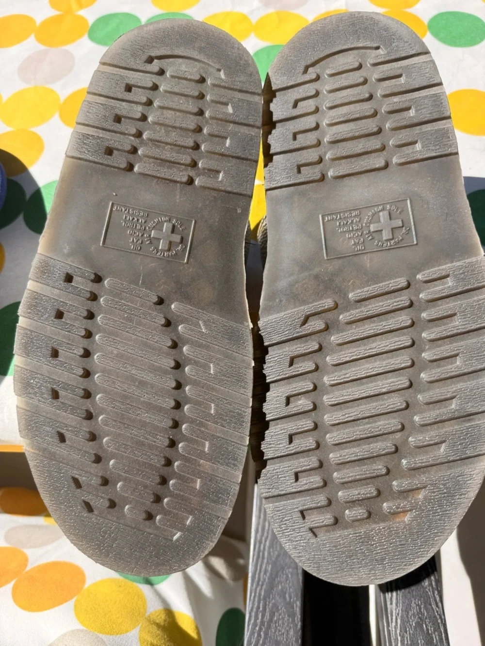 Dr. Martens Metallic Silver Buckle Double Strap Slide Sandals - Picture 5 of 6